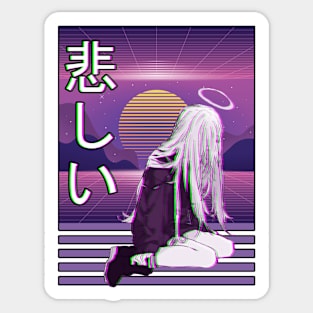 Aesthetic Japanese Girl 25 Sticker